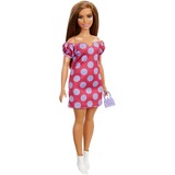 Mattel Barbie Fashionistas - Gestippeld jurk Pop 