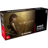 PowerColor Radeon RX 9070 XT Hellhound 16GB GDDR6 Resonance Edition grafische kaart RDNA4, GDDR6, 3x DisplayPort, 1x HDMI