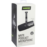 SHURE MV7X Podcastmicrofoon Zwart
