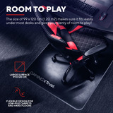 Trust GXT 715 Gaming Vloermat  beschermingsmat Zwart, 99 x 120 cm 