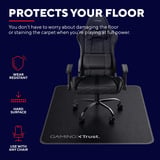 Trust GXT 715 Gaming Vloermat  beschermingsmat Zwart, 99 x 120 cm 