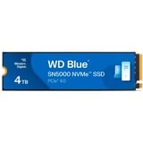 WD Blue SN5000 NVMe 4 TB SSD Blauw, WDS400T4B0E, M.2 2280, PCIe Gen4 x4