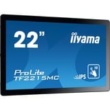 iiyama ProLite TF2215MC-B2 21.5" monitor Zwart, HDMI, DisplayPort, VGA