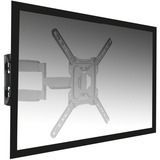 ACT Connectivity Full motion TV en monitor wandsteun, 23" tot 55" wandmontage  Zwart