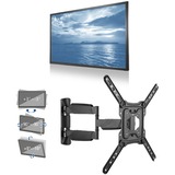 ACT Connectivity Full motion TV en monitor wandsteun, 23" tot 55" wandmontage  Zwart