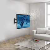 ACT Connectivity Full motion TV en monitor wandsteun, 23" tot 55" wandmontage  Zwart