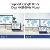 ACT Connectivity USB4 40Gbps kabel, USB-C, USB-IF gecertificeerd, 0,8 meter Zwart