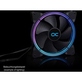 Alphacool Eiszyklon Aurora LUX PRO Digital RGB 140x140x25mm case fan Zwart, 4-pin PWM aansluiting