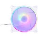 Alphacool Rise Aurora 120mm Fan White RGB case fan Wit, 120 x 120 x 25 mm, PWM, ARGB