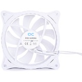 Alphacool Rise Aurora 120mm Fan White RGB case fan Wit, 120 x 120 x 25 mm, PWM, ARGB