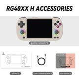 Anbernic RG 40XX H handheld game console Grijs, 64 GB + 64 GB SD, WIFI 5G, Bluetooth 4.2, Linux