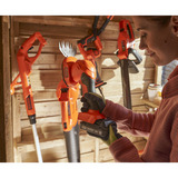 BLACK+DECKER BCSS18B-XJ 18V Gras- en struikschaar (zonder accu) Oranje/zwart, Accu en oplader niet inbegrepen