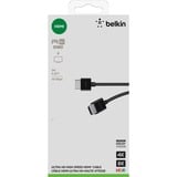 Belkin 4K Ultra High-Speed HDMI 2.1-kabel, 2 meter Zwart