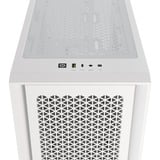 Corsair 4000D RGB AIRFLOW True White midi tower behuizing Wit | 1x USB-A | 1x USB-C | RGB | Tempered Glass