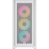 Corsair 4000D RGB AIRFLOW True White midi tower behuizing Wit | 1x USB-A | 1x USB-C | RGB | Tempered Glass