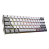 Corsair CLIPPER PRO MINI 60 RGB mechanisch gaming toetsenbord Wit, US lay-out (QWERTY), Corsair MGX Hyperdrive, 60%