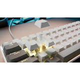 Corsair CLIPPER PRO MINI 60 RGB mechanisch gaming toetsenbord Wit, US lay-out (QWERTY), Corsair MGX Hyperdrive, 60%