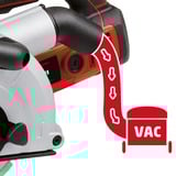 EINHELL Muurfrees TE-MA 1700 Rood/zwart, 1500 Watt