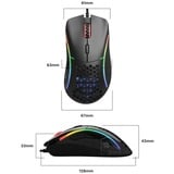 Glorious Model D Wireless gaming muis Zwart (mat), 19.000 dpi, RGB leds