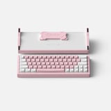 Iqunix EZ63 Pink Magnetic Switch Gaming HE Keyboard Wit, US lay-out (QWERTY), Gateron Jade Pro, 60%, RGB, Double Shot PBT Keycaps