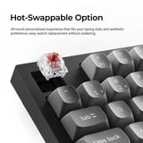 Keychron K10 Max-H12 RGB mechanisch toetsenbord Zwart, US lay-out (QWERTY), 100%, RGB leds, OSA Double-shot PBT, hot swap, USB-C | 2.4 GHz | Bluetooth 5.1