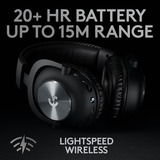 Logitech G PRO X Wireless LIGHTSPEED Gaming Headset Zwart, Pc, PlayStation 4 / 5, Xbox One (Series X|S), Nintendo Switch, Mobile