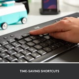 Logitech Signature K650 Wireless Comfort toetsenbord Grafiet, US-International lay-out (QWERTY), 100%