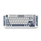 MCHOSE X75 Navy Blue Hyacinth Wireless Gasket Mount Mechanical RGB toetsenbord Wit, US lay-out (QWERTY), KTT Hyacinth, 75%, RGB, Hot swap, Double-Shot PBT, draadloos | Bluetooth | USB-C