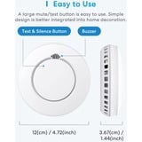 MEROSS GS559 Smart Smoke alarm rookmelder Wit