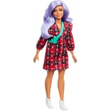 Mattel Barbie Fashionistas Doll 157 - Red Plaid Dress Pop 