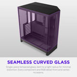 NZXT H6 midi tower behuizing Zwart | 2x USB-A | 1x USB-C | Tempered Glass
