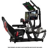 Next Level Racing F-GT Elite Lite - Wheelplate Edition racing simulator Zwart