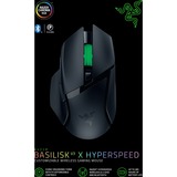 Razer Basilisk V3 X HyperSpeed gaming muis Zwart, 400 - 18000 DPI. HyperSpeed Wireless, Bluetooth