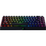 Razer BlackWidow V3 Mini HyperSpeed Keyboard, gaming toetsenbord Zwart, US lay-out, Razer Green, Chroma RGB leds, 65%, Double Shot ABS