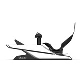 Res-Tech X1 Cockpit racingsimulator Zwart/hoogglans wit