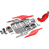 Res-Tech X1 Cockpit racingsimulator Zwart/hoogglans wit