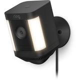 Ring Spotlight Cam Plus Plug-in beveiligingscamera Zwart