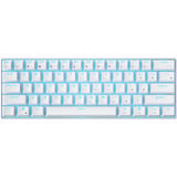 Royal Kludge RK61 draadloos mechanisch toetsenbord Wit, US lay-out (QWERTY), 60%, Brown switch, RGB, Hot swap, 2.4 GHz | USB-C | Bluetooth