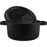The Windmill BBQ pan L bak-/braadpan Zwart, Ø 23 cm | 3.6 liter