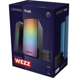 Trust GXT 611 WEZZ ILLUMINATED 2.0 RGB Speaker set pc-luidspreker Zwart, RGB leds