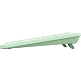 Trust Lyra Compact draadloos toetsenbord Groen, US lay-out, Scissor switches, 2,4 GHz USB, Bluetooth, 65%