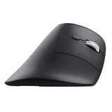 Trust Vyran Ergonomische Muis Verticaal Hyperscrollwiel  Zwart, 1000-4800 Dpi, 2.4GHz USB-A (USB-C), 2x Bluetooth