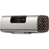 ViewSonic M10E Draagbare RGB Laser Slimme Projector met Harman Kardon Speaker​ Zwart/zilver, 2200 ANSI Lumen