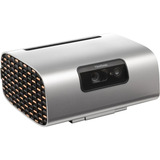 ViewSonic M10E Draagbare RGB Laser Slimme Projector met Harman Kardon Speaker​ Zwart/zilver, 2200 ANSI Lumen