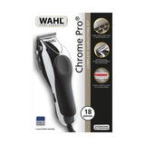 Wahl Home Products ChromePro Tondeuse Zwart/chroom, 18-delig