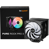 be quiet! Pure Rock Pro 3 LX Black RGB CPU-koeler Zwart