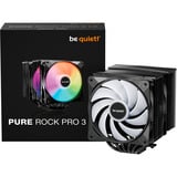 be quiet! Pure Rock Pro 3 LX RGB CPU-koeler Zwart