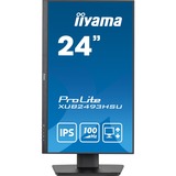 iiyama ProLite XUB2493HSU-B6 24" monitor Zwart (mat), HDMI, DisplayPort, USB, Audio