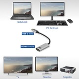 ACT Connectivity USB-C naar HDMI adapter Grijs