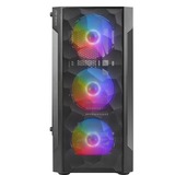 Antec NX260 Tower-behuizing Zwart | Window-kit | USB 3.0